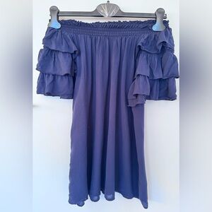 Gap Ruffled Off-Shoulder Top